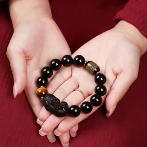 Obsidian Pi Xiu Wealth Bracelet